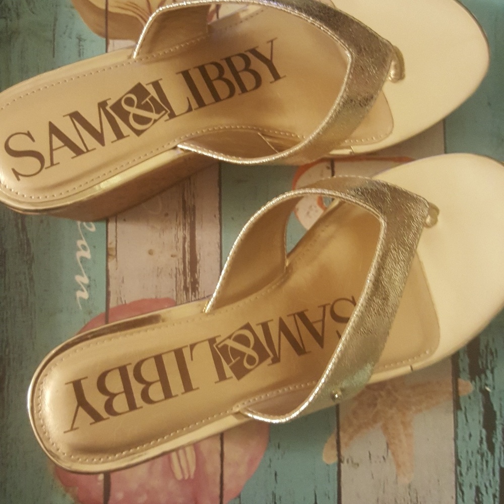 Sam & Libby Gold Wedges